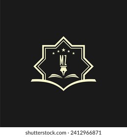 initials design for law, lawyer or lawfirm, logo vector, icon, illustration	