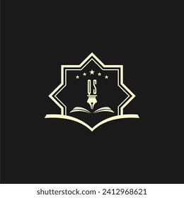 initials design for law, lawyer or lawfirm, logo vector, icon, illustration	
