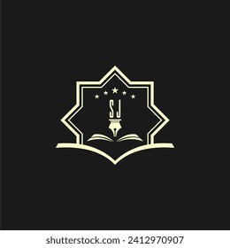 initials design for law, lawyer or lawfirm, logo vector, icon, illustration	
