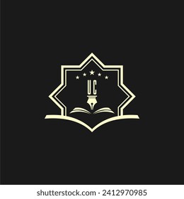 initials design for law, lawyer or lawfirm, logo vector, icon, illustration	