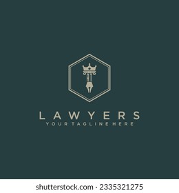 AT initials design modern legal attorney law firm lawyer advocate consultancy business logo vector