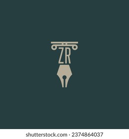 initials design modern legal attorney law firm lawyer advocate consultancy business logo vector