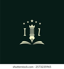 initials design modern legal attorney law firm lawyer advocate consultancy business logo vector