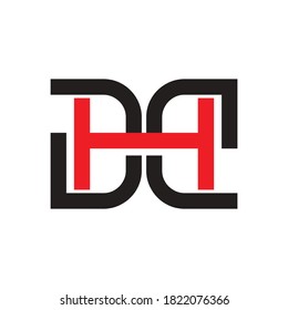 initials DHC logo design for business
