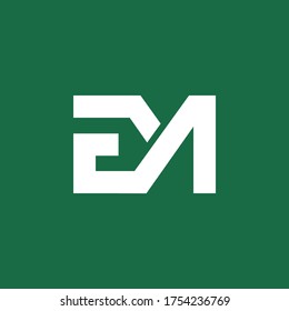 the initials EM logo design for a business consulting company