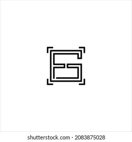 initials f g logo vector template photography