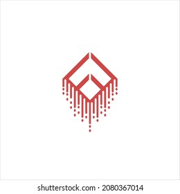 initials f logo vector template fast