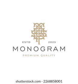 Initials four letter concept design for your brand or company identity