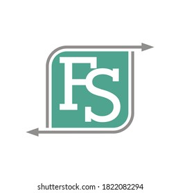 initials FS logo design for business