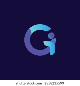 Initials G logo design. Initial Letter Logo