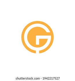 initials G logo icon Vector  design template