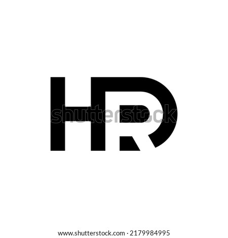 initials HDR logo design for company business