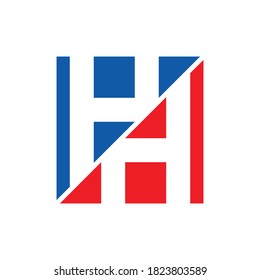 initials HH logo design for business