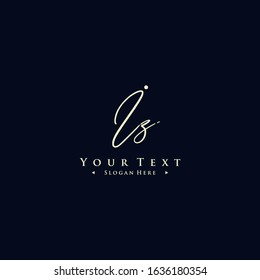 Initials Iz Logo Creative Template Sign Vector