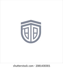 Initials J D Logo Vector Template House