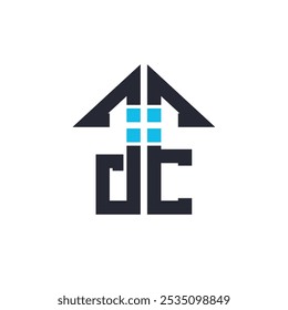 Iniciais do JE House Logo Design. Carta Criativa JE com Ícone Casa para Imóveis, Propriedade e Marca Comercial