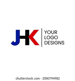 initials JHK logo design for company business