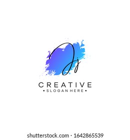 Initials Jj Logo Creative Template Sign Vector