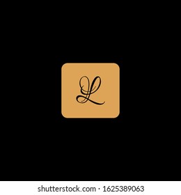 Initials L Logo Creative Template Sign Vector
