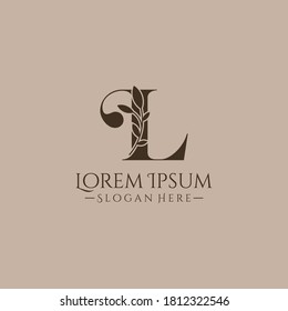 Initials L Logo Creative Template Sign Vector