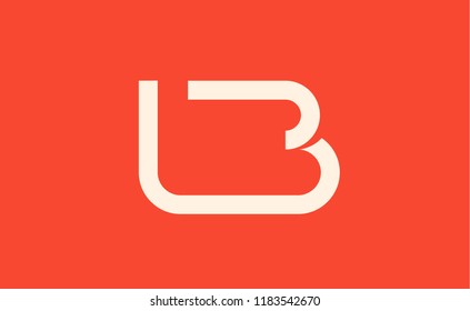 Initials LB. Vector logo