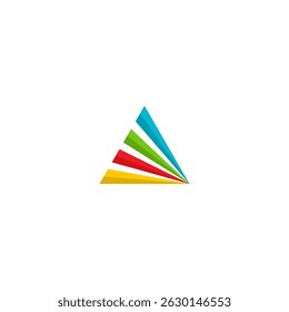 Letra de las iniciales Una Plantilla Abstractas del Vector del logotipo y un concepto Abstractas moderno del diseño del logotipo