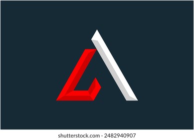 Ilustración vectorial de diseño de logotipo AI de letras iniciales. Letra AI adecuada para logotipos de empresas y empresas de consultoría%09