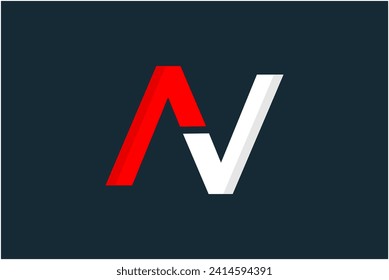 Ilustración vectorial de diseño del logotipo de AJ en letras iniciales. Carta AJ adecuada para logotipos de empresas y empresas de consultoría