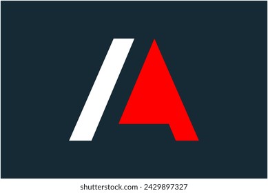 Initials letter AL logo design vector illustration. Letter AL suitable for business and consulting company logos