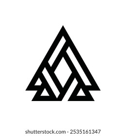 Letra inicial AV Design Logo Inspiración
