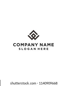 initials letter aw logo design vector illustration template