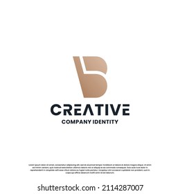 initials letter B logo design inspiration