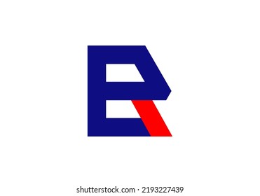 Initials Letter B Logo design for brand logo
