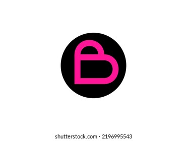 Initials Letter B Logo design for company logo
