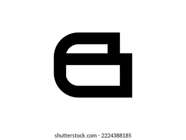 Initials Letter B Logo design for company logo