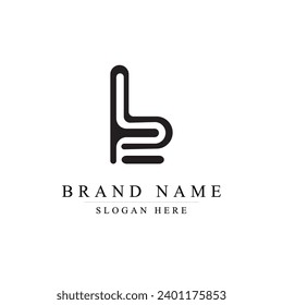 initials letter b logo design vector illustration template, Initial letter B logo,	
