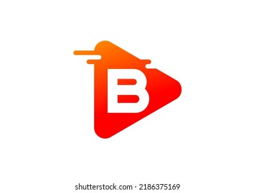 Initials Letter B Logo simple design