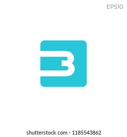 initials letter B logo template vector illustration download in eps10