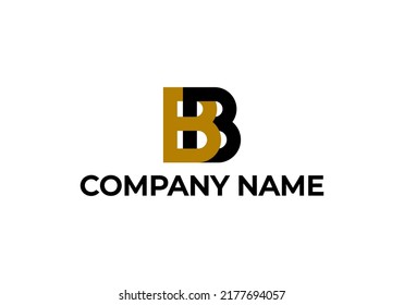 Initials Letter BB Logo simple design for brand logo, company logo or community logo