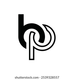 Initials Letter BP Design Logo Inspiration.