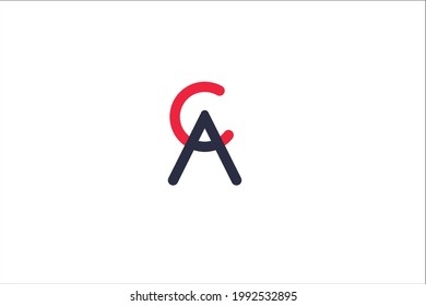 Initials letter c and a logo design