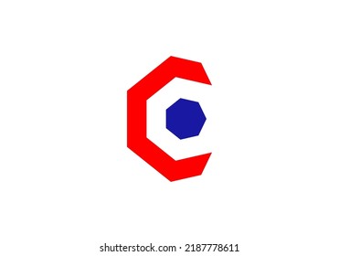 Initials Letter C Logo simple design
