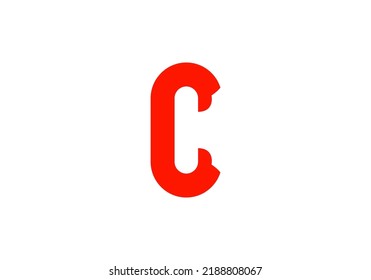 Initials Letter C Logo simple design