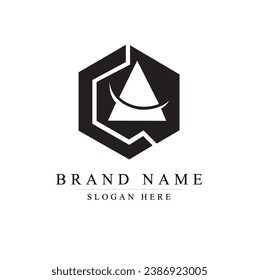 initials letter CA logo design vector illustration