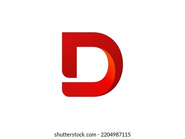 Initials Letter D Logo design for company logo