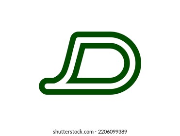 Initials Letter D Logo design for company logo