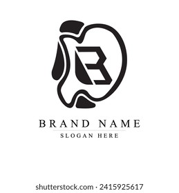 initials letter DB logo design vector illustration template, Initial letter DB logo