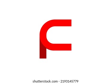 Initials Letter F Logo design for company logo
