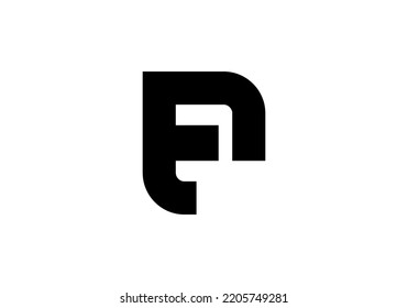 Initials Letter F Logo design for company logo