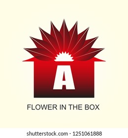initials A letter , flower or leaf logo template , vector for business corporate , element , illustration